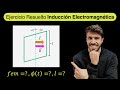 Ejercicio Inducción Electromagnética Física Bachillerato Universidad (espira girando en un campo)