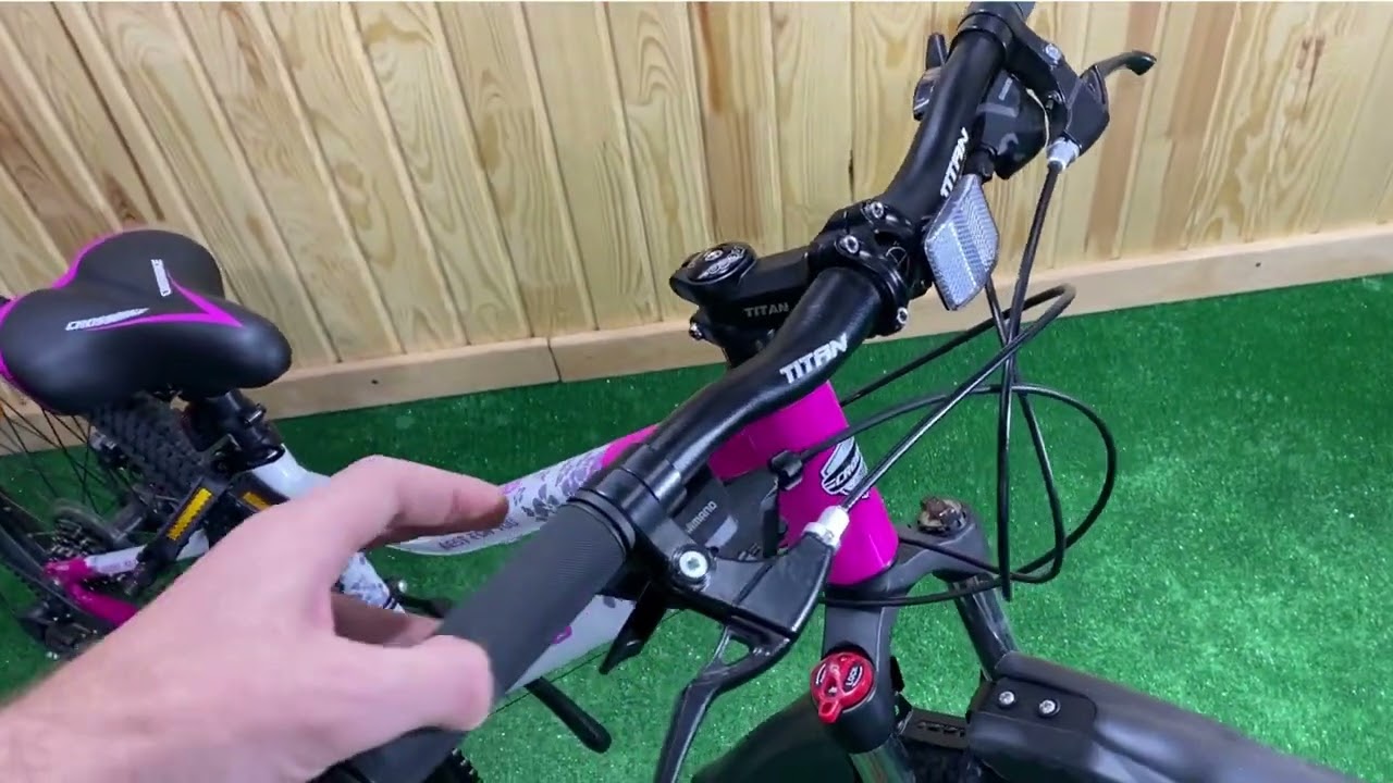 Велосипед Cross MILANO 24 12" Фиолетовый-белый Подростковый от 130 см рост 2022