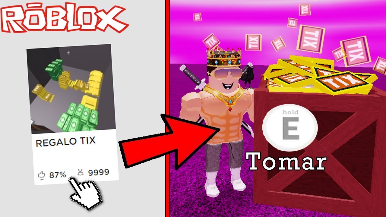 Como Tener Tix En Roblox Facil Youtube - roblox how to get tix and robux fast