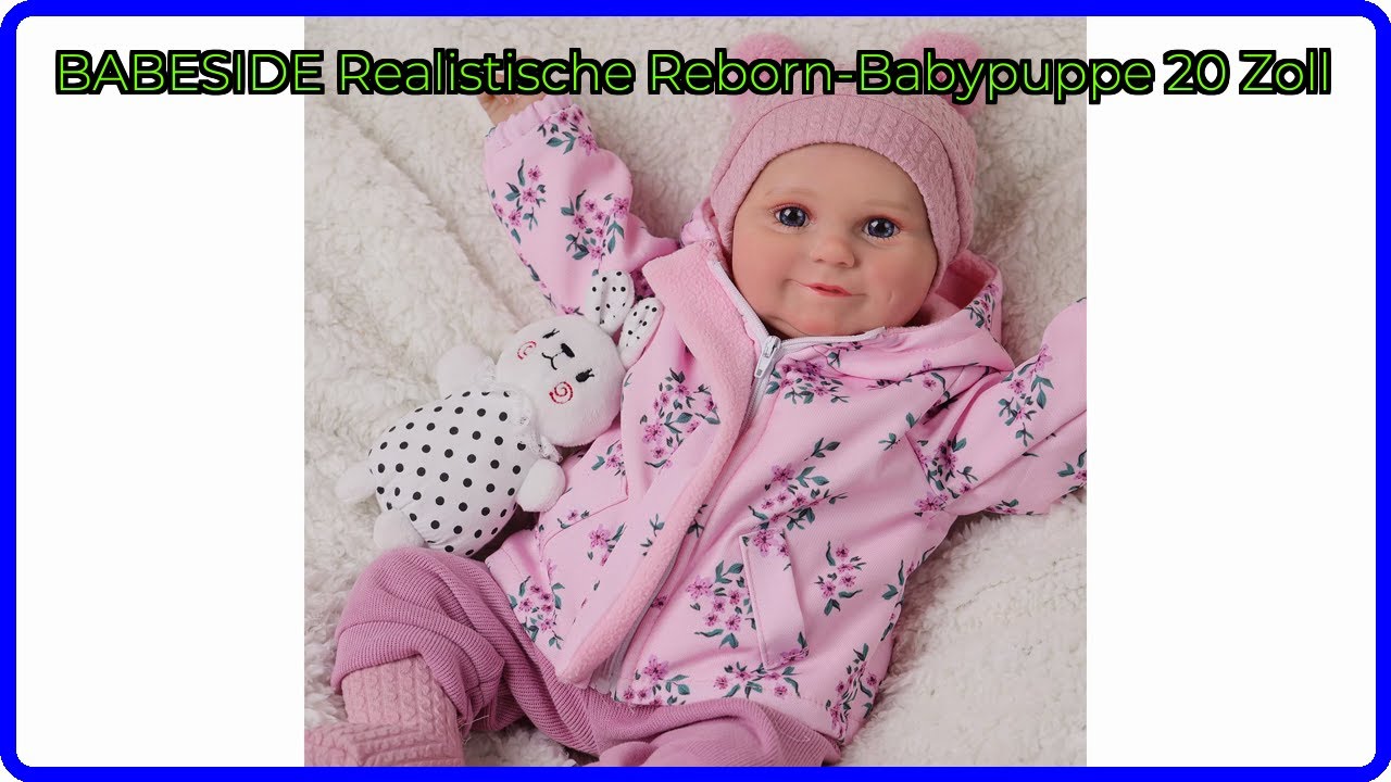 Reborn Babypuppe 55 Cm – Lebensechtes Silikon-Mädchen, Weich & Sicher Ab 3 Jahren