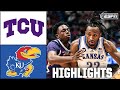 OVERTIME BATTLE 🍿 TCU Horned Frogs vs. Kansas Jayhawks | Full Game Highlights | ESPN CBB