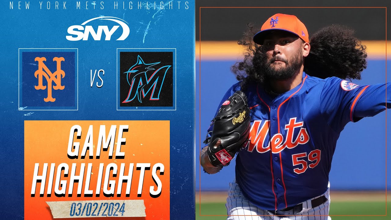 Sean Manaea Ks three in Mets debut, Brett Baty goes yard in loss to Marlins  | SNY