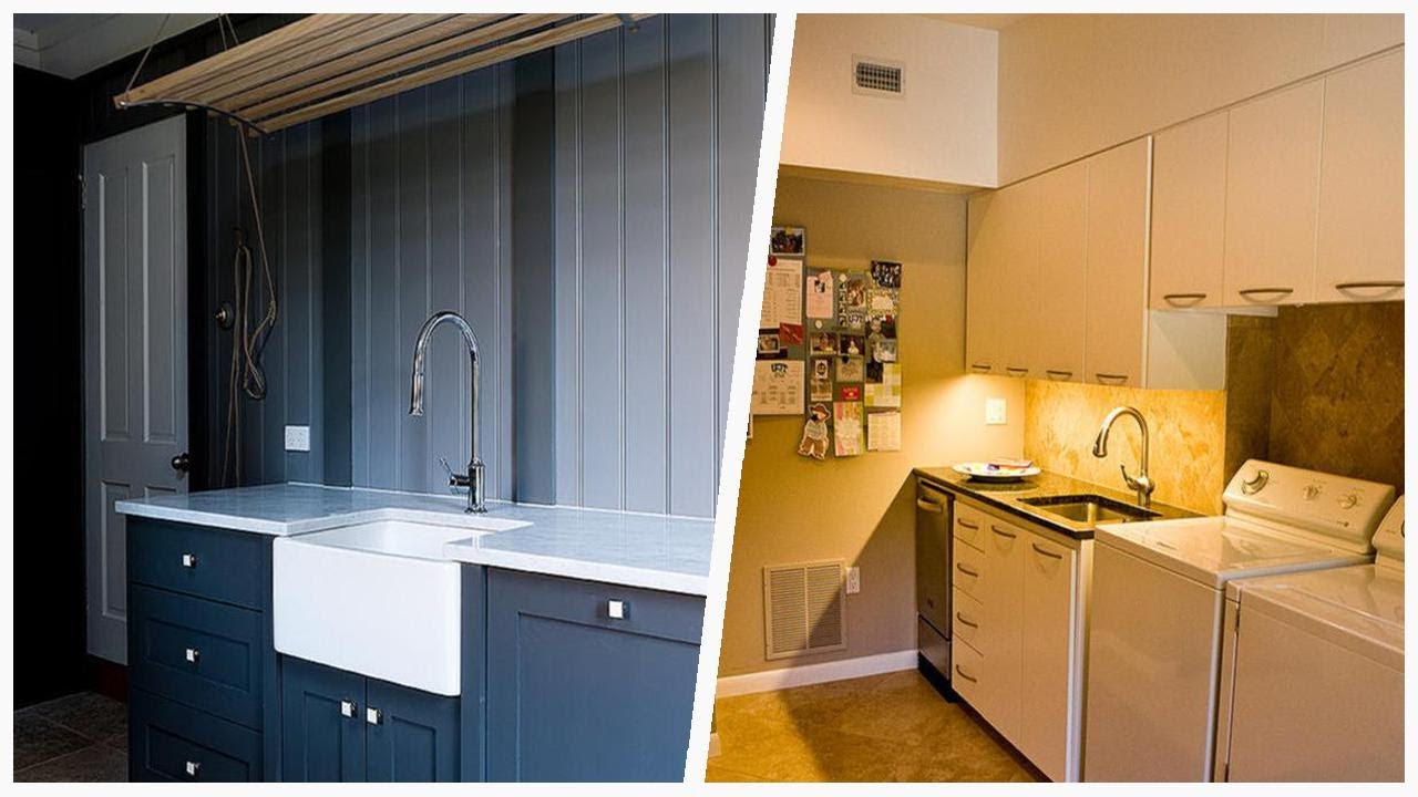 Maximizing Space in Large Travertine Laundry Rooms | Designer CheatSheet