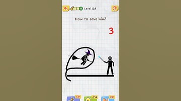 Draw 2 save || Level 128 - #shorts #draw2save #drawing #gameplay #androidgames #iosgames