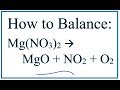 Balancing Chemical Equations