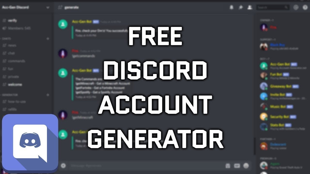 Free Discord Accounts 2019 - free roblox accounts with robux 2020 account and passwords dump generator with robux and obc roblox make in 2020 roblox free minecraft account roblox generator