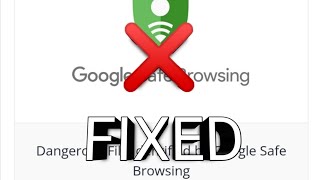 How to fix 'GOOGLE SAFE BROWSING', Dangerous File┃Fixed when using my links.