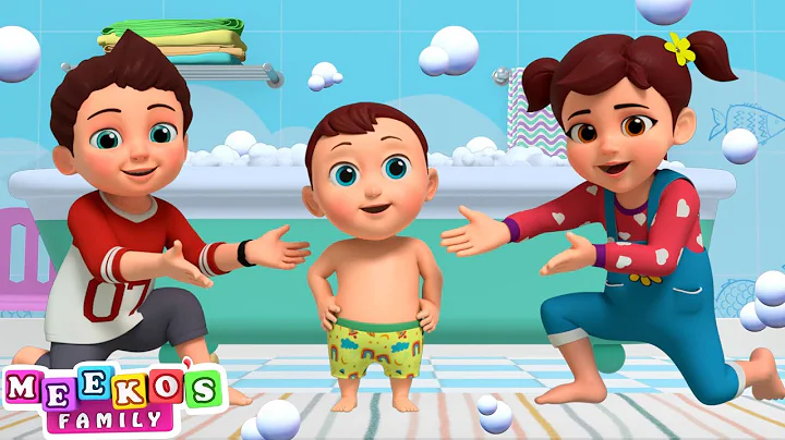 Bath Song | Baby Meeko's Bubble Bath Time + More Fun Kids Songs @meekosfamily