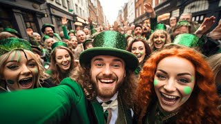 BEFORE & AFTER ST. PATRICK'S PARADE IN DUBLIN IRELAND