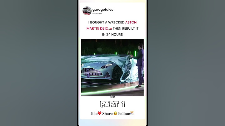 I BOUGHT A WRECKED ASTON-MARTIN DB12 sad THEN REBUILT IT IN 24 HOURS PART 1