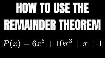 How to Use Synthetic Division and the Remainder Theorem to Find the Function Value