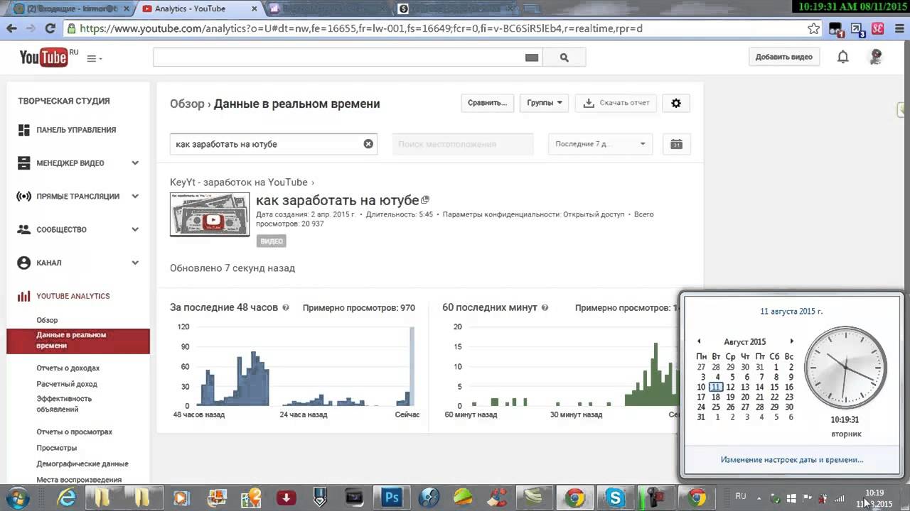 Программа заработка на ютубе. Доход в ютубе Скриншот. Скрин доходов с ютуба. Заработок в ютубе за просмотры.