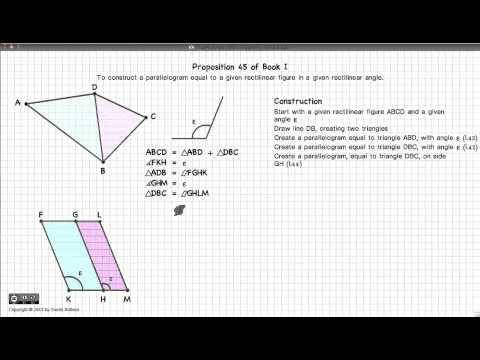 Euclid's Elements Book 1 - Proposition 45