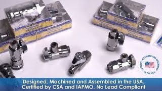 BrassCraft® Push Connect Valves