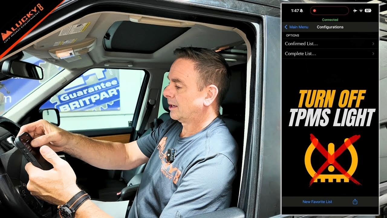 How to Turn Off the TPMS Light on Your Land Rover LR4 | Lucky8 Guide