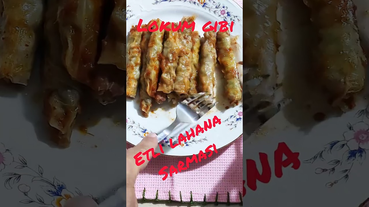 Bol Kıymalı, Lokum gibi, ETLİ LAHANA SARMASI,#fatoşunmutfağından, #yemektarifleri,#yemek ,