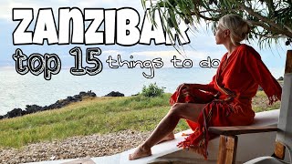 TOP 15 things to do in Zanzibar