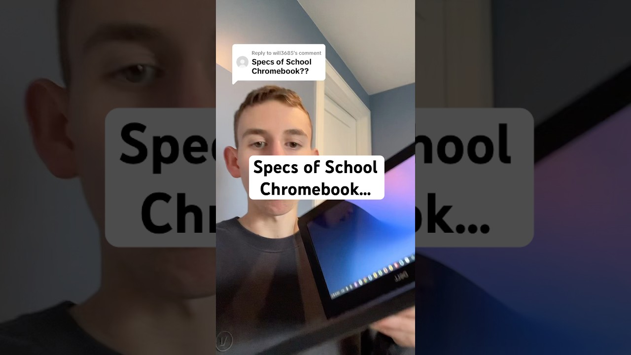 Specs of School Chromebook... 