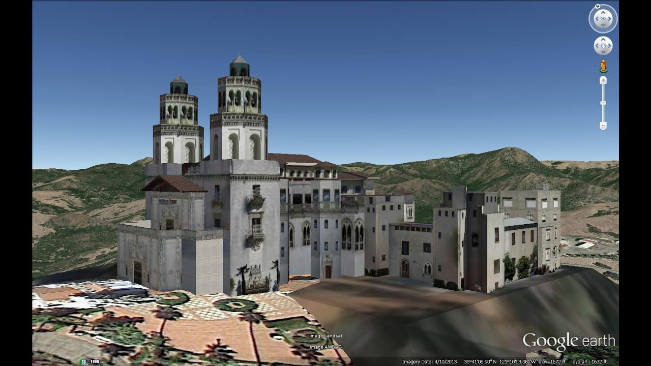 ANCIENT CASTLES OF UNITED STATES OF AMERICA IN GOOGLE EARTH   PART ONE  ( 1/2 )