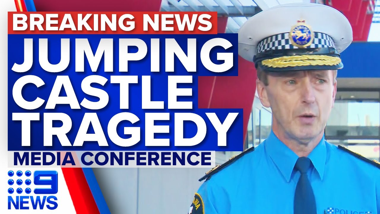 Four children killed in Tasmanian jumping castle tragedy | 9 News Australia