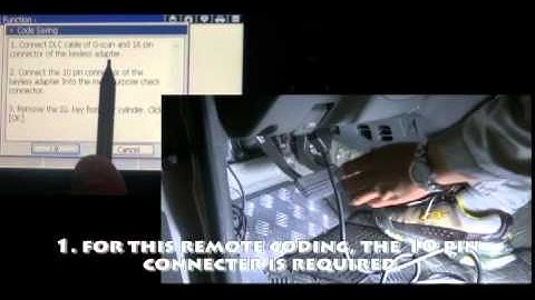 G-scan Transmitter code saving on Hyundai Terracan2006MY