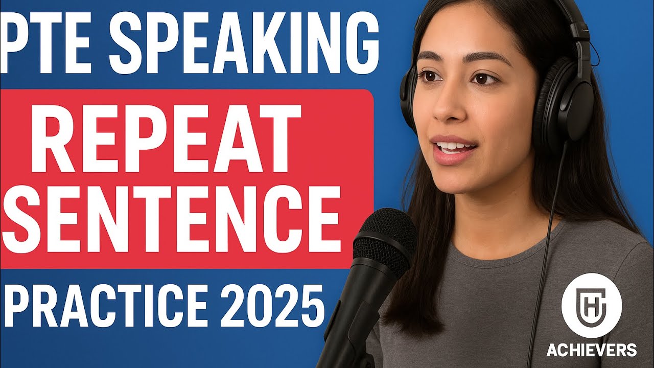 PTE Speaking Repeat Sentence | Real Exam Questions with Answers 2025