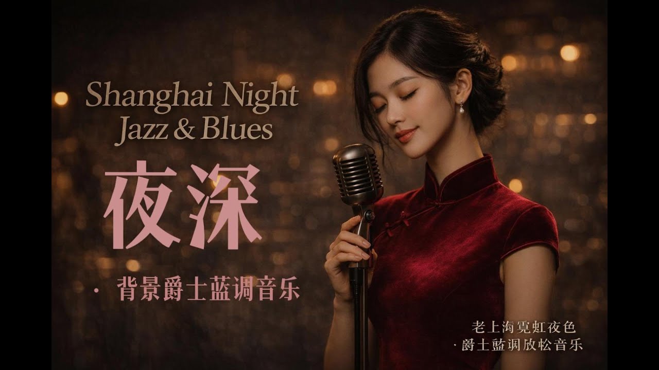 夜深｜ 红绒爵色 ·Shanghai Night Jazz & Blues · 深夜放松背景音乐｜1 Hour