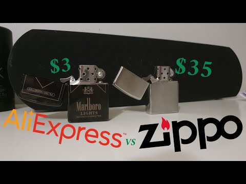 Cheap $3 Chinese Zippo VS Real Zippo
