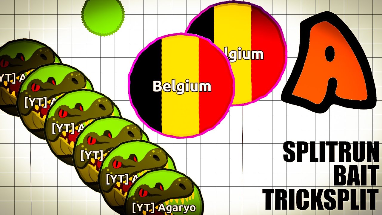 INSANE SPLITRUNNING // BAITING AND TRICKSPLITTING IN AGAR.IO