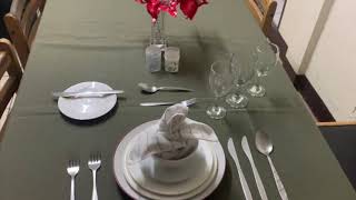 Russian Table Set Up