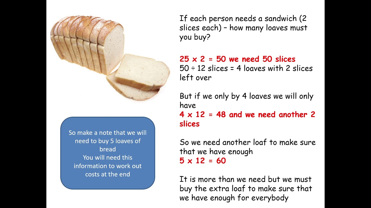 Party Planning Maths - YouTube
