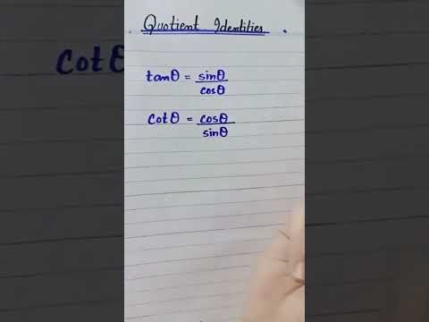 Quotient Identities |