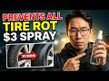 $3 Spray KILLS ALL Tire Dry Rot. Lasts 10 Years. Your Tires Are USELESS in a Grid-Down Escape
