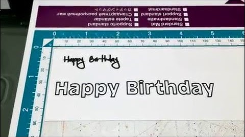 Choosing Handwriting Fonts for use with a ScanNCut Pen Tool