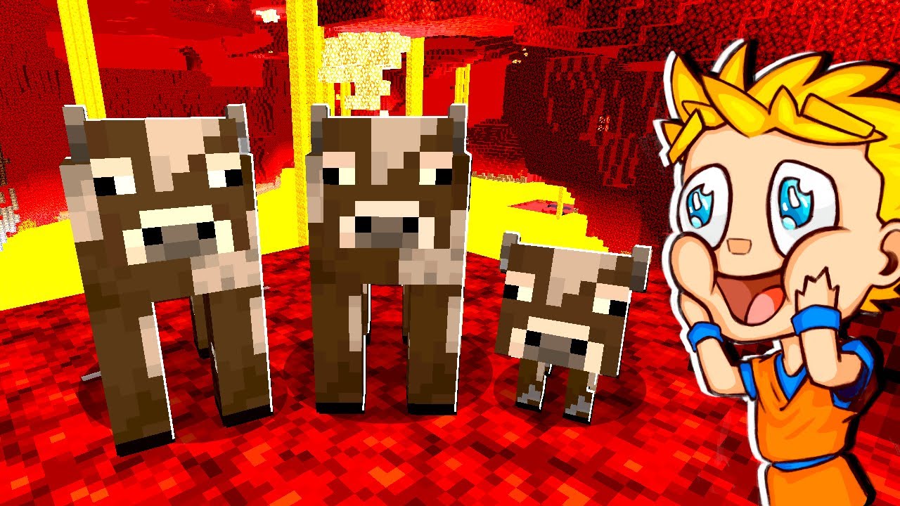 ZNALAZŁEM NETHEROWE KROWY na WOJANOWICACH w MINECRAFT!