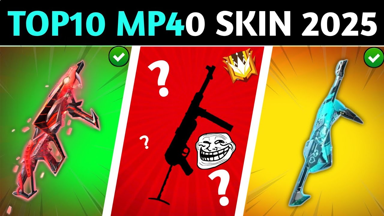 Top 10 mp40 skin | Best ১০টি mp40 skin