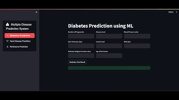 Multiple Disease Prediction