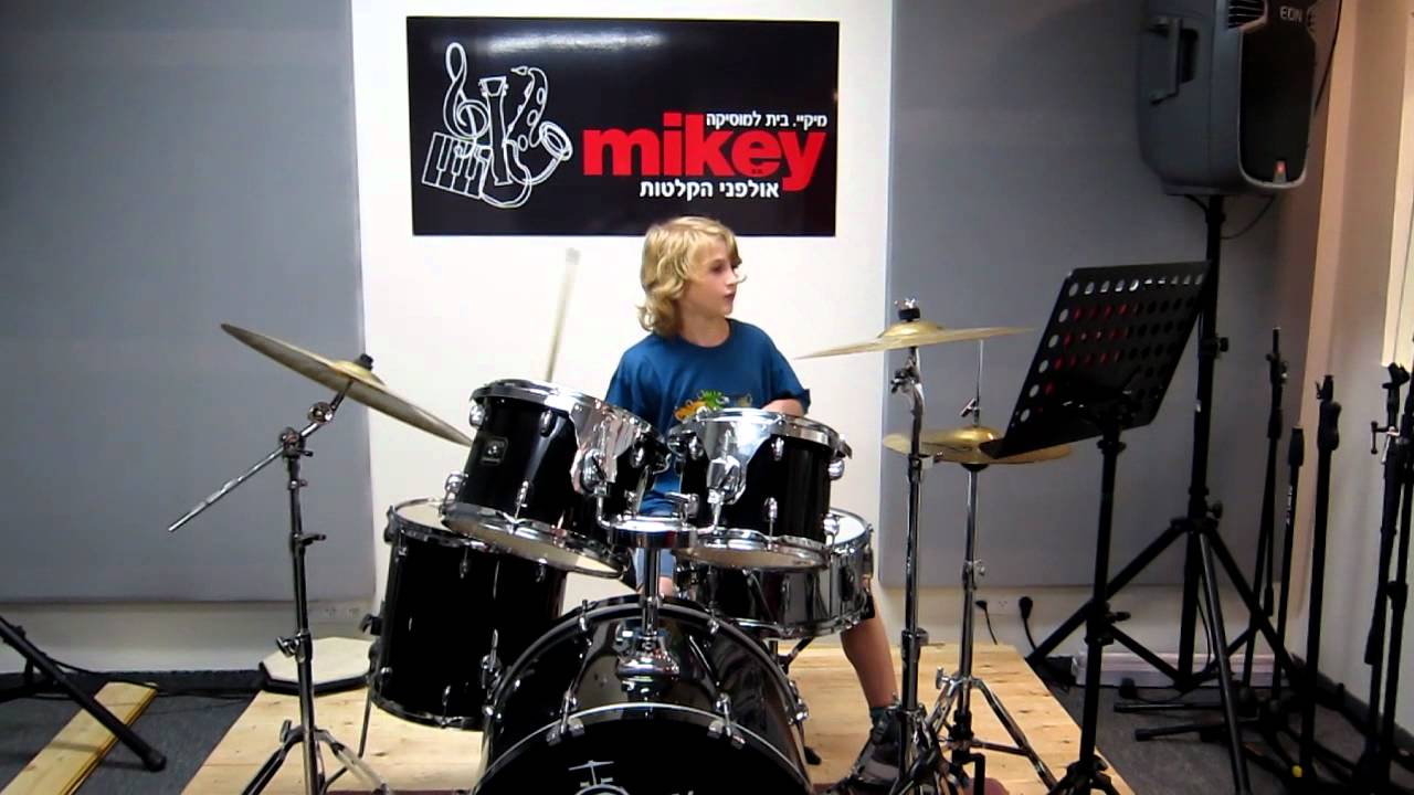 Guy Levin plays drums June 2012