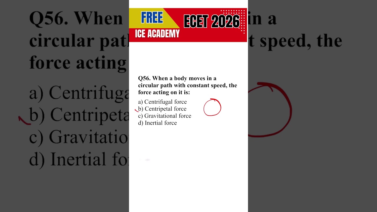 Ecet2026 free classes  | physics & chemistry 🚀 | Q-39 ,