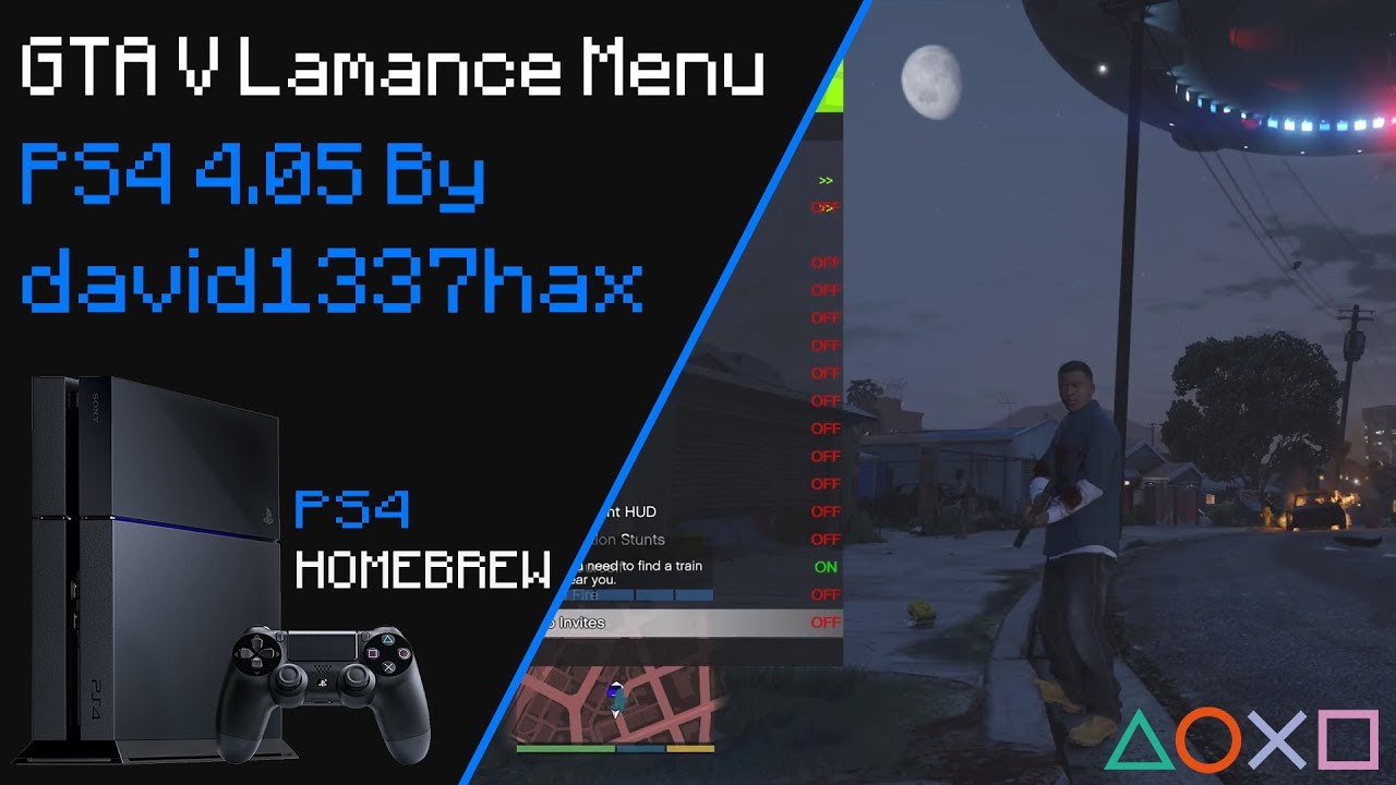 GTA V Native Caller & Menu Base Updated to 4.55 by 2much4u : r/ps4homebrew