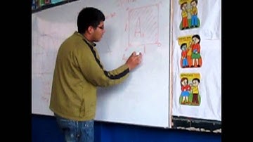 Geniecillos explicando  problemas de geometria