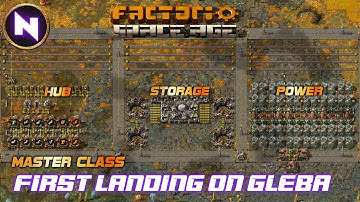 Preparations & First Landing on GLEBA (1:4) | Factorio Space Age MASTER CLASS