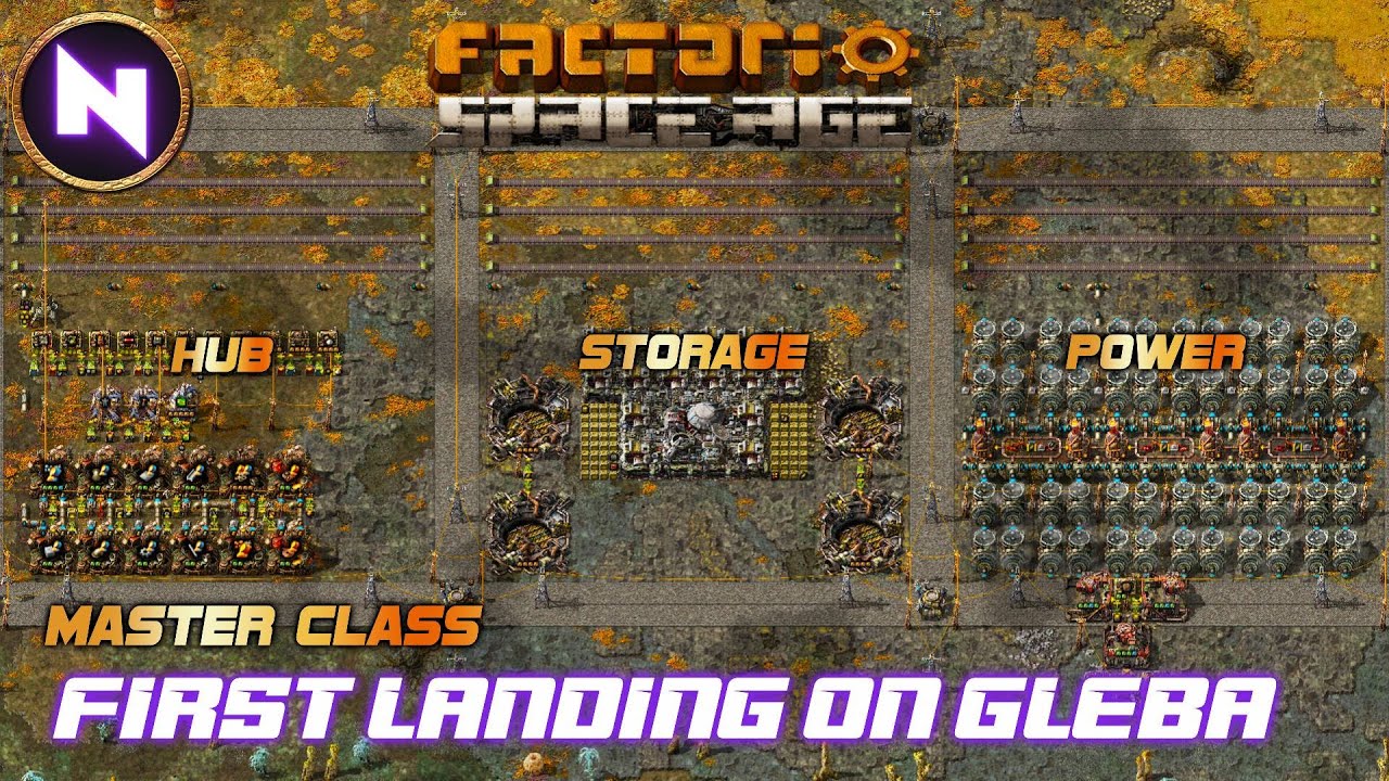 Preparations & First Landing on GLEBA (1:4) | Factorio Space Age MASTER CLASS