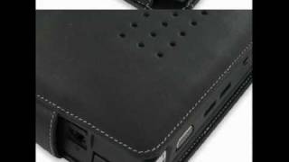 Leather Case For Epson Endeavor Na01 Mini  Book Type black