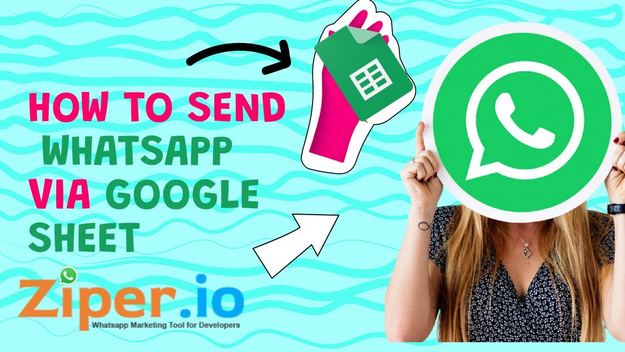 How to Send whatsapp via google sheets easy to use - ziper.io - YouTube