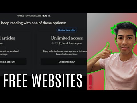 Websites || How to get past article online paywalls! (ft. New York