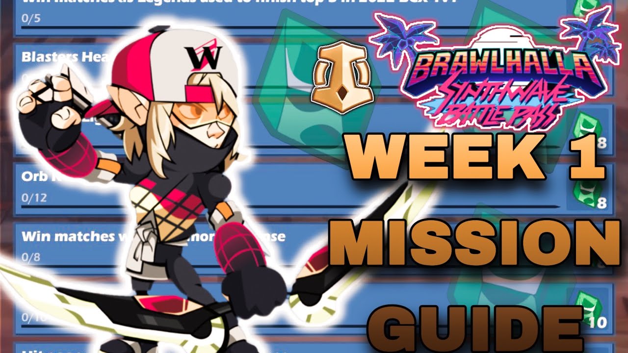 BRAWLHALLA BATTLE PASS SEASON 2 CLASSIC WEEK 1 MISSION GUIDE