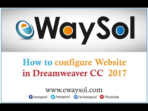 How to configure Website in Dreamweaver CC 2017 | eWaySol