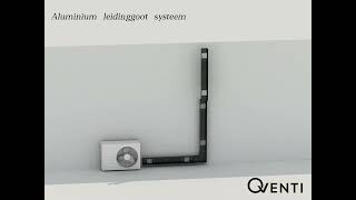 Qventi Aluminium Leidinggootsysteem Voor Airco Installaties - Duurzaam, Modulair En Esthetisch