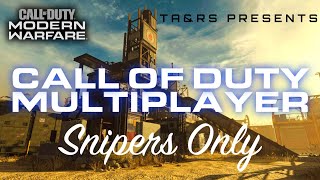 RUST SNIPERS ONLY GAME!! // Call of Duty Modern Warfare